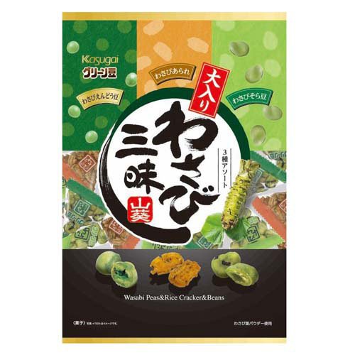【楽天市場】春日井製菓 グリーン豆 大入り わさび三昧(239g) 価格比較 商品価格ナビ