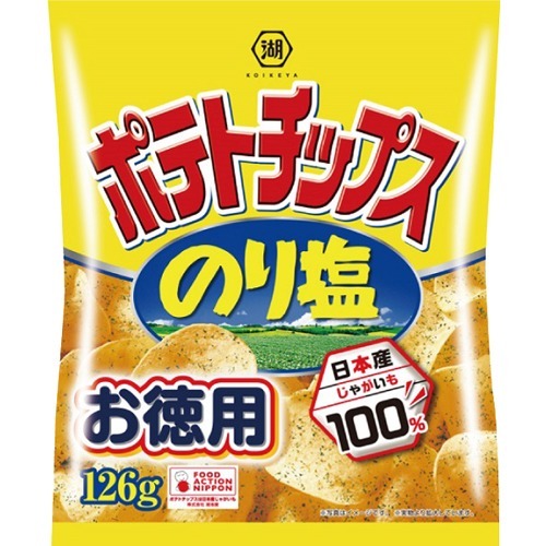 【楽天市場】湖池屋 湖池屋 ポテトチップス のり塩(126g) 価格比較 商品価格ナビ