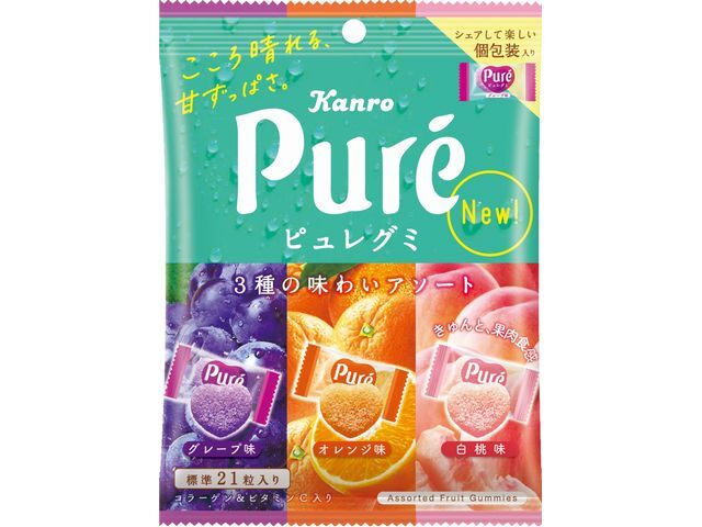楽天市場】カンロ カンロ ピュレグミ 個包装アソート 77g | 価格比較 