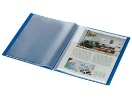 コクヨ クリヤーブックGlassele固定式 A4 20枚 ラ-GL20B