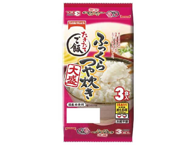 楽天市場】テーブルマーク テーブルマーク たきたてご飯ふっくらつや炊き大盛 ３食 | 価格比較 - 商品価格ナビ