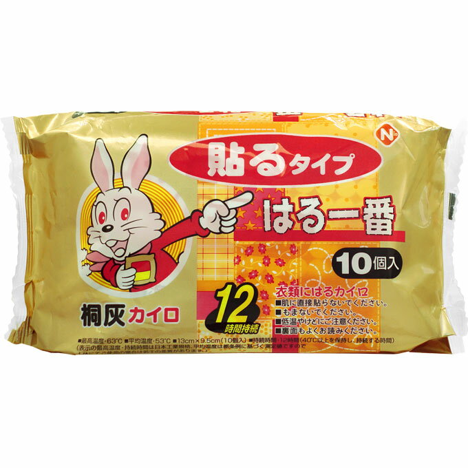 楽天市場 小林製薬 桐灰 はる一番貼るタイプ 10p 価格比較 商品価格ナビ