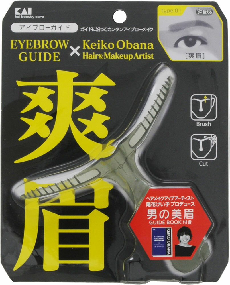 楽天市場 貝印 メンズアイブローガイド 爽眉 Kq1509 1コ入 価格比較 商品価格ナビ