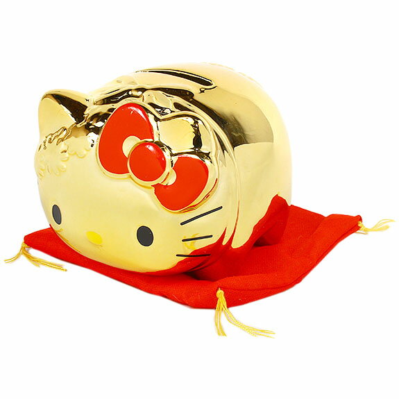 楽天市場 サンリオ ハローキティ 金のブタ形貯金箱 金運アップ サンリオ ハナブタシリーズ 価格比較 商品価格ナビ