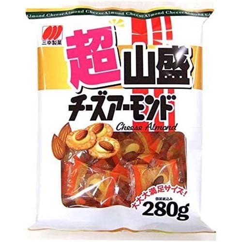 楽天市場】三幸製菓 超山盛 チーズアーモンド(280g) | 価格比較 - 商品価格ナビ