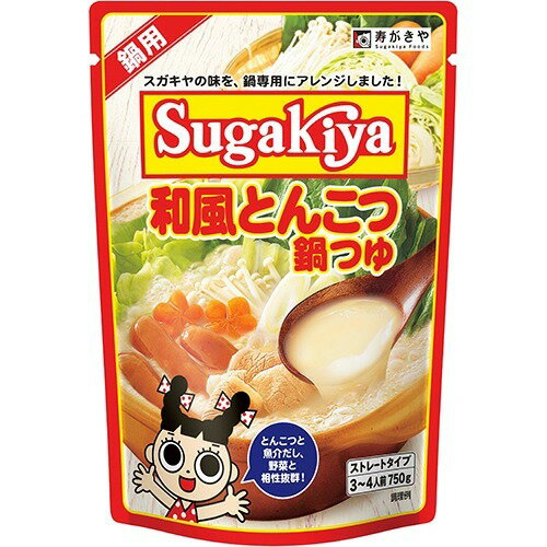 楽天市場 寿がきや食品 寿がきや Sugakiya 和風とんこつ鍋つゆ 750g 価格比較 商品価格ナビ