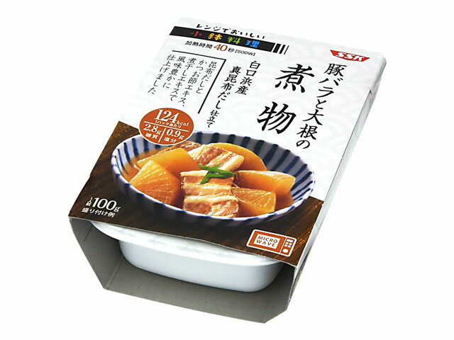 楽天市場 清水食品 Ssk レンジでおいしい 小鉢料理 豚バラと大根の煮物 100g 価格比較 商品価格ナビ