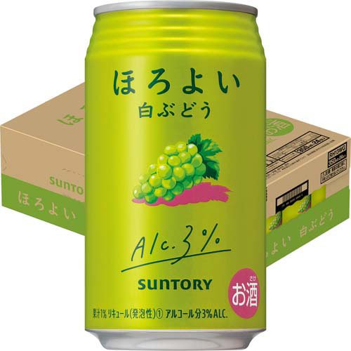 楽天市場 サントリーホールディングス サントリー ほろよい 白ぶどう ３５０ｍｌ 価格比較 商品価格ナビ