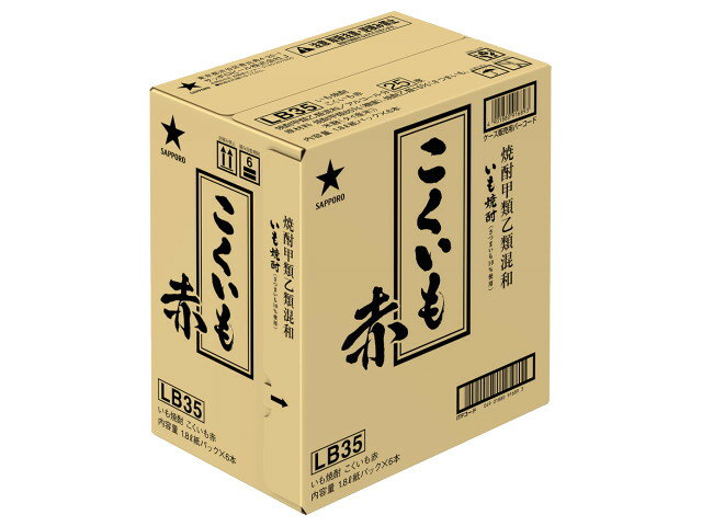 楽天市場】サッポロビール サッポロビール サッポロ甲乙混和芋焼酎こくいも赤１８００ＭＬ紙Ｐ | 価格比較 - 商品価格ナビ