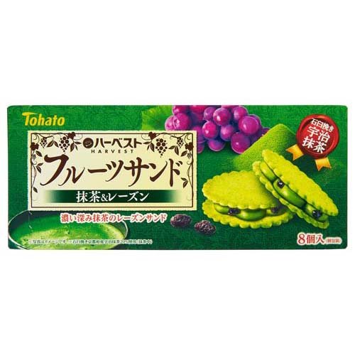 楽天市場 東ハト 東ハト ハーベストフルーツサンド 抹茶 レーズン 8個入 価格比較 商品価格ナビ