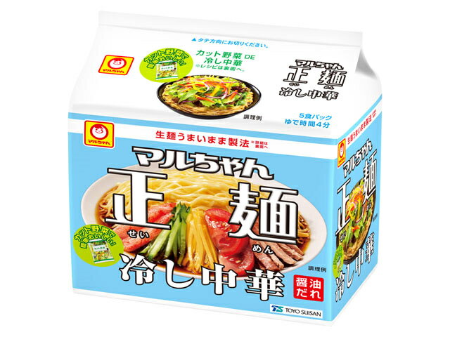 楽天市場】東洋水産 東洋水産 マルちゃん正麺冷し中華５Ｐ | 価格比較 - 商品価格ナビ