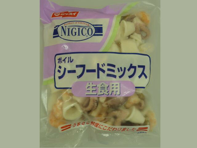 Amazon | 日本水産 NIGICO シーフードミックス生食用 500G 冷凍