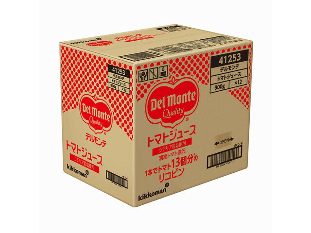 楽天市場】日本デルモンテ キッコーマン デルモンテ 無塩トマトジュース ケース ９００ｇ | 価格比較 - 商品価格ナビ