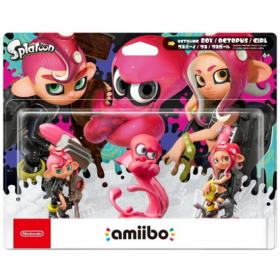 【楽天市場】任天堂 amiibo トリプルセット タコガール/タコ/タコボーイ スプラトゥーンシリーズ Nintendo Switch