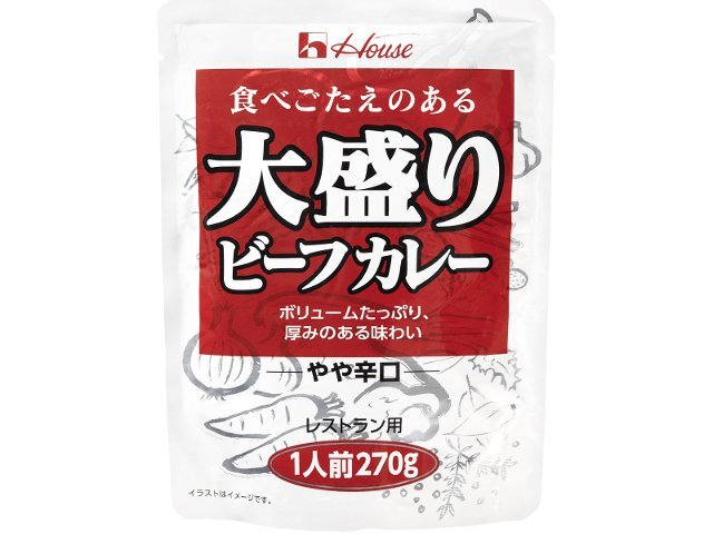 楽天市場】ニチレイフーズ ニチレイ 大盛ビーフカレー(250g*5袋入) | 価格比較 - 商品価格ナビ