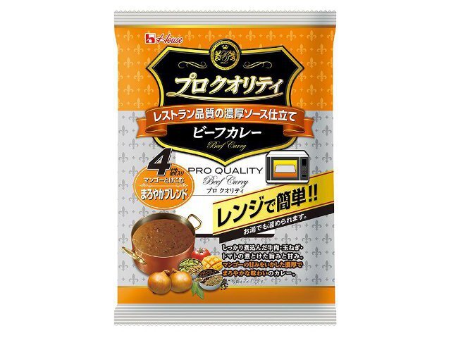 楽天市場】ハウス食品 ハウス食品 プロクオリティ ビーフカレー４袋入り 贅沢な濃厚 | 価格比較 - 商品価格ナビ