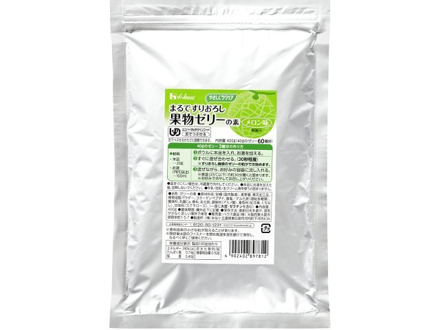 超人気 ハウス食品 やさしくラクケア まるですりおろし果物ゼリーの素 もも味 400ｇ×10袋 fucoa.cl