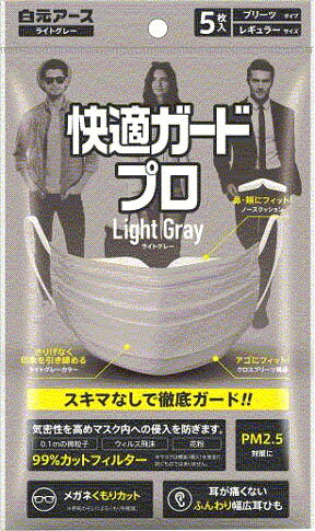 楽天市場 白元アース 快適ガードプロ 立体タイプ レギュラーサイズ 5枚入 価格比較 商品価格ナビ