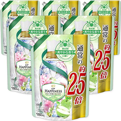 【楽天市場】P&Gジャパン(同) レノア ハピネス 柔軟剤 夏の花&新鮮なリンゴの香り 詰め替え 980mL | 価格比較 - 商品価格ナビ