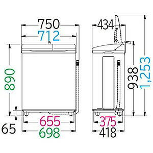 【楽天市場】日立グローバルライフソリューションズ HITACHI 青空 2槽式洗濯機 PA-T45K5(CP) | 価格比較 - 商品価格ナビ
