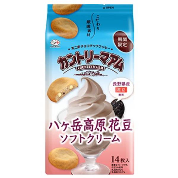 不二家 カントリーマアム 八ヶ岳高原花豆ソフトクリー 14枚