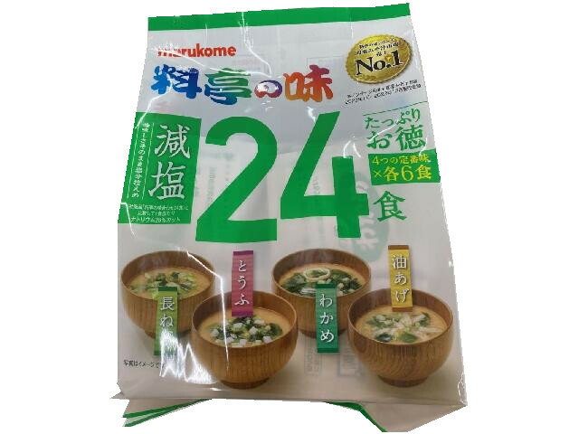 楽天市場】マルコメ マルコメ たっぷりお徳料亭の味減塩２４食 ２４食 | 価格比較 - 商品価格ナビ