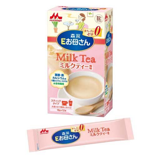 楽天市場 森永乳業 Eお母さん ミルクティ風味 18g 12本入 価格比較 商品価格ナビ