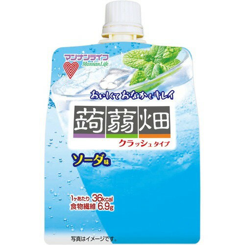 楽天市場 マンナンライフ クラッシュタイプの蒟蒻畑 ソーダ味 150g 価格比較 商品価格ナビ