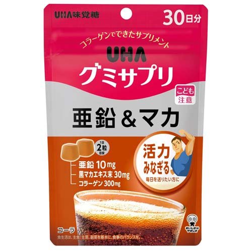 楽天市場 ユーハ味覚糖 グミサプリ 亜鉛 マカ 30日分 60粒 価格比較 商品価格ナビ