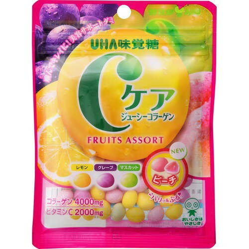 楽天市場】ユーハ味覚糖 Cケア ジューシーコラーゲン フルーツ