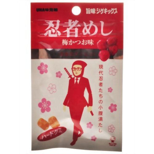 忍者めし　梅かつお　３６個 公式】UHA味覚糖 商品カタログ 忍者めし 梅かつお