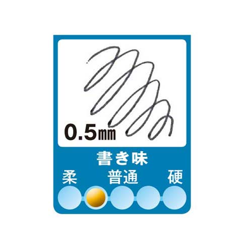 三菱鉛筆 ジェットストリーム0．5カラー軸5本アソートパック