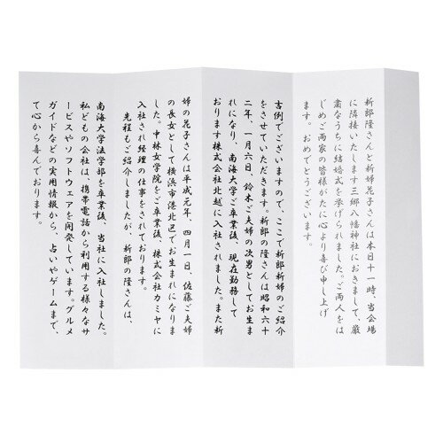 マルアイ 式辞用紙 A4サイズ 奉書風 GP-シシA4