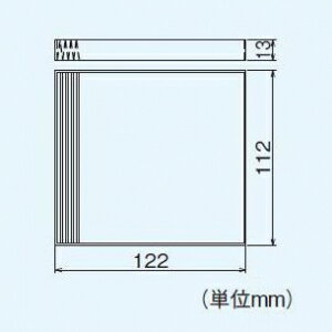 三菱 給気ユニット用 交換用強制給気ファンフィルター P-08QLK(1コ入)