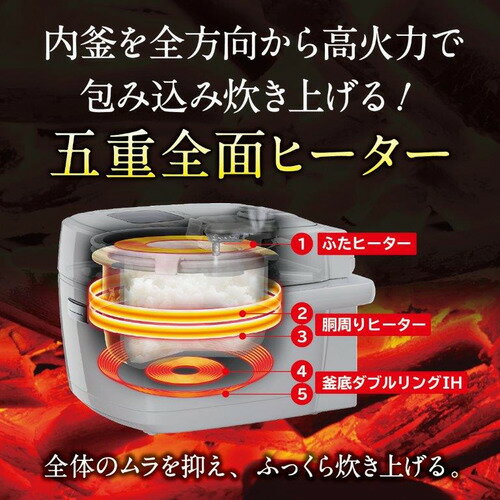 楽天市場】三菱電機 MITSUBISHI 炊飯器 3.5合 炭炊釜 月白 NJ-SED06-W