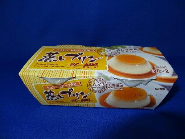 楽天市場 ルナ物産 ルナ みどり 北海道生クリーム入り蒸しプリン 90gx2 価格比較 商品価格ナビ