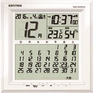 楽天市場】アデッソ ADESSO(アデッソ) カレンダー天気電波時計 TB-834 