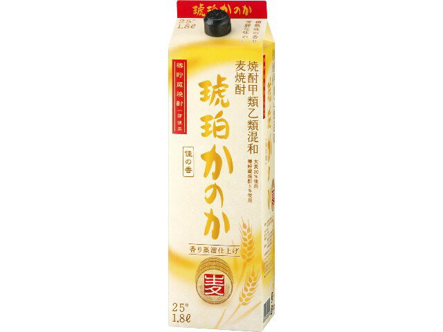 楽天市場】アサヒビール 麦焼酎 かのか 25度 紙パック 1.8L×6 | 価格比較 - 商品価格ナビ