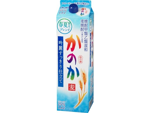 国産得価 かのか 麦 ２５度 1.8Lパック １ケース 6本 アサヒビール 混和 麦焼酎 ドリンク専門店雫 - 通販 - PayPayモール  最新品在庫 - shineray.com.br