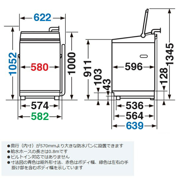 楽天市場】東芝ライフスタイル TOSHIBA 全自動洗濯機 10.0kg AW-10M7(W) | 価格比較 - 商品価格ナビ