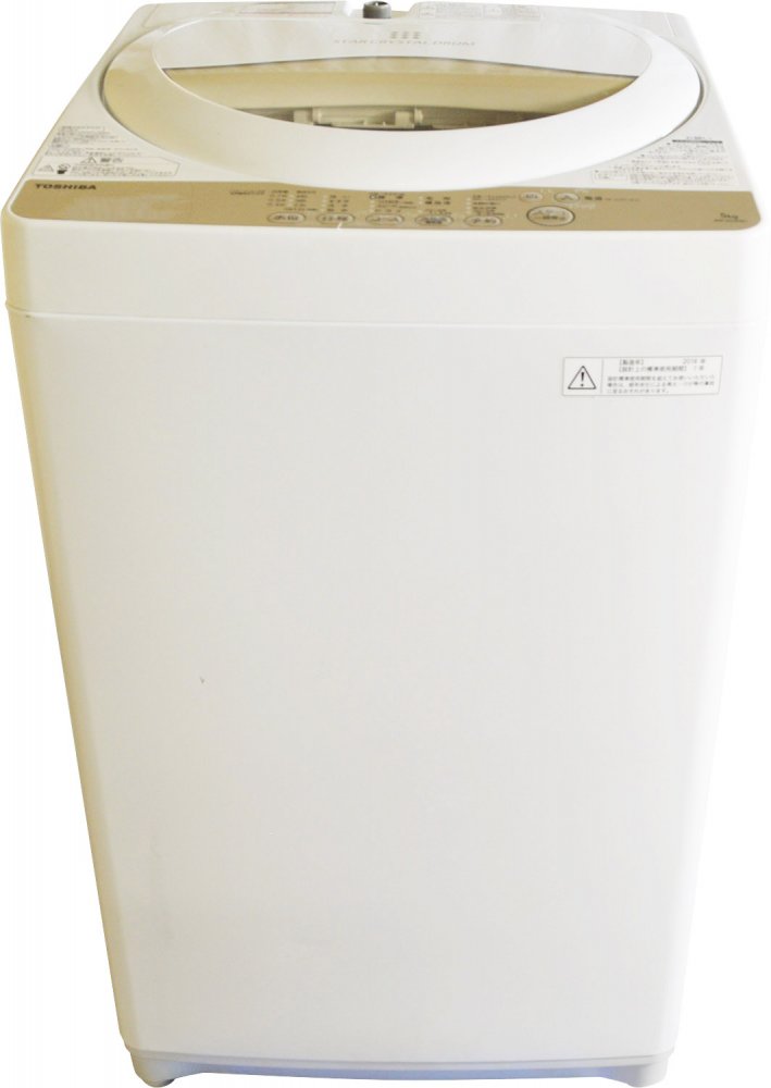 送料無料13% TOSHIBA 全自動洗濯機 5.0kg AW-5G3(W) 簡易乾燥 EVH即納 