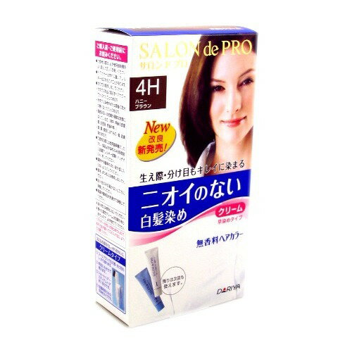 楽天市場 ダリヤ サロンドプロ 無香料ヘアカラー クリーム 白髪用 4h ハニーブラウン 1セット 価格比較 商品価格ナビ