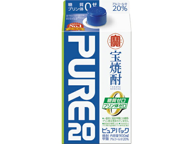 楽天市場】宝酒造 宝 甲類20° ピュアパック 紙パック 900ml | 価格比較 - 商品価格ナビ