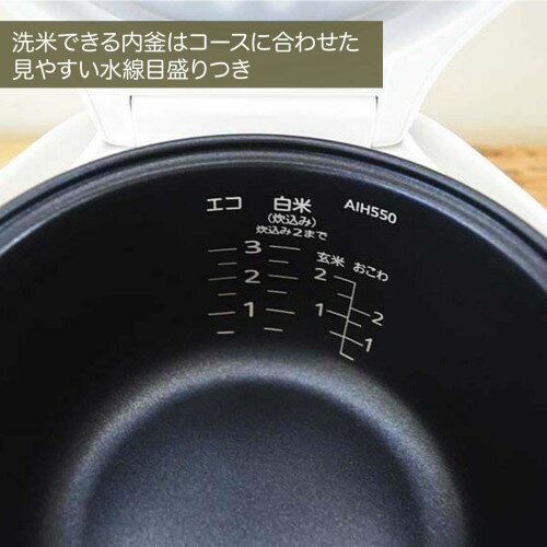 タイガー魔法瓶 炊飯器 JAI-R551(W)