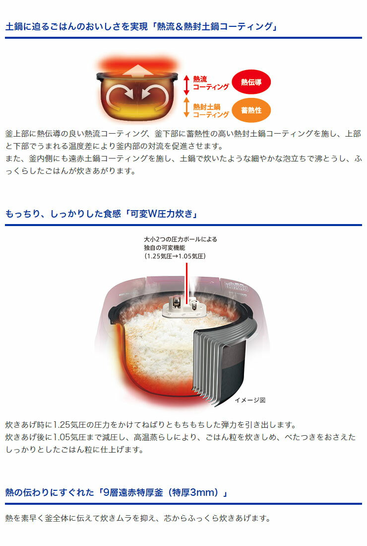 楽天市場】タイガー魔法瓶 タイガー魔法瓶 圧力IH炊飯ジャー 炊きたて