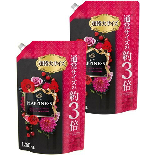 【楽天市場】中央物産 レノアハピネス ダークローズ&チェリーの香り つめかえ用 超特大(1260mL*2コ入) 価格比較
