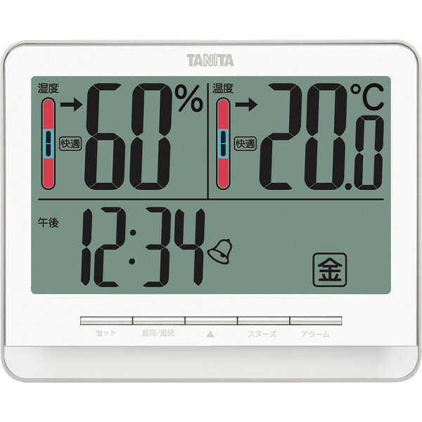 【楽天市場】タニタ タニタ デジタル温湿度計 ホワイト TT-538-WH(1台) | 価格比較 - 商品価格ナビ