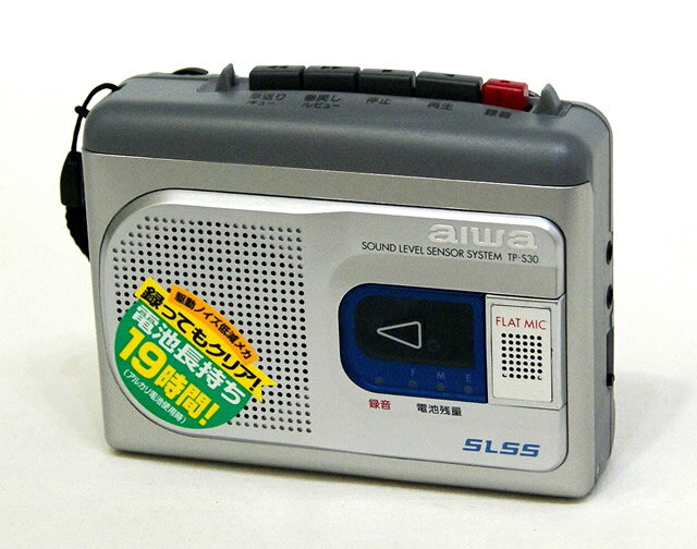 AIWA カセットレコーダーSLSS TP-S30 絶品 - ポータブルプレーヤー