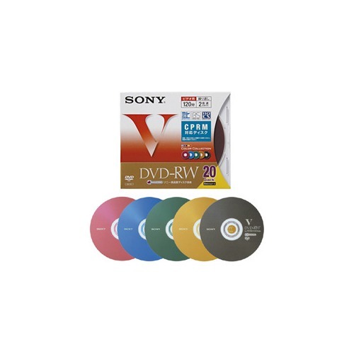 SONY - SONY　ビデオ用 DVD-RW 2倍速 20枚組 20DMW12HXS 51d1rOU-wxL.jpg_BO30,255,255,