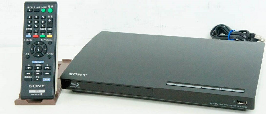 最大91%OFFクーポン 非常に良い SONY ブルーレイディスクプレイヤー DVDプレーヤー BDP-S190 fucoa.cl